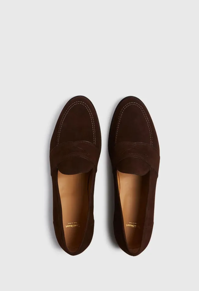 Paul Stuart Loafers Menx27s Footwear 8211 Brown Suede Lee Penny Loafer 8211 Paul Stuart Tdmoro Calf 8211 Men Paul Stuart Loafers Menx27s Footwear 8211 Brown Suede Lee Penny Loafer 8211 Paul Stuart Tdmoro Calf 8211 Men