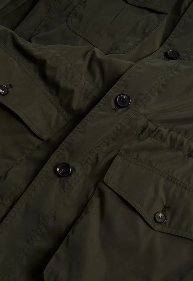 Paul Stuart Outerwear Belsetta Safari Jacket Navy 8211 Men