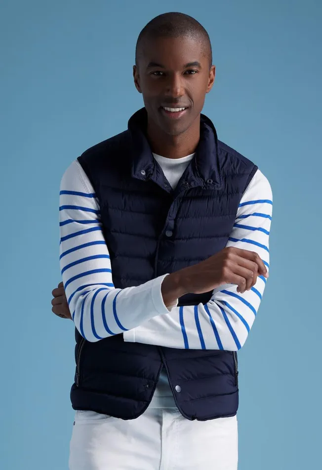 Paul Stuart Outerwear Quilted Nylon Vest Navy 8211 Men Paul Stuart Outerwear Quilted Nylon Vest Navy 8211 Men