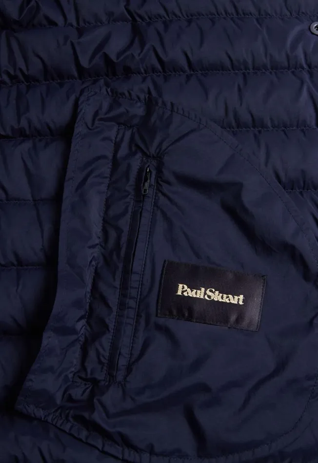 Paul Stuart Outerwear Quilted Nylon Vest Navy 8211 Men Paul Stuart Outerwear Quilted Nylon Vest Navy 8211 Men