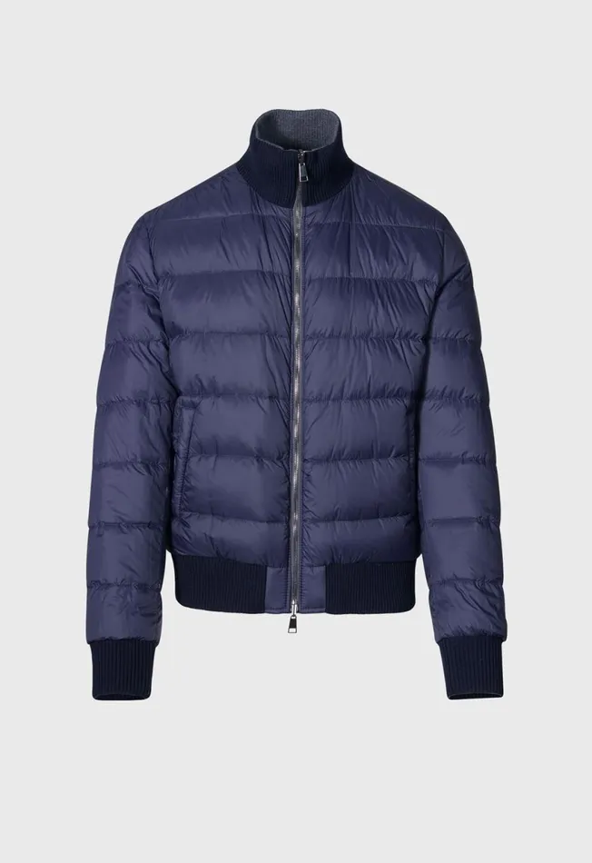 Paul Stuart Outerwear Reversible Bomber Jacket Charcoal 8211 Men