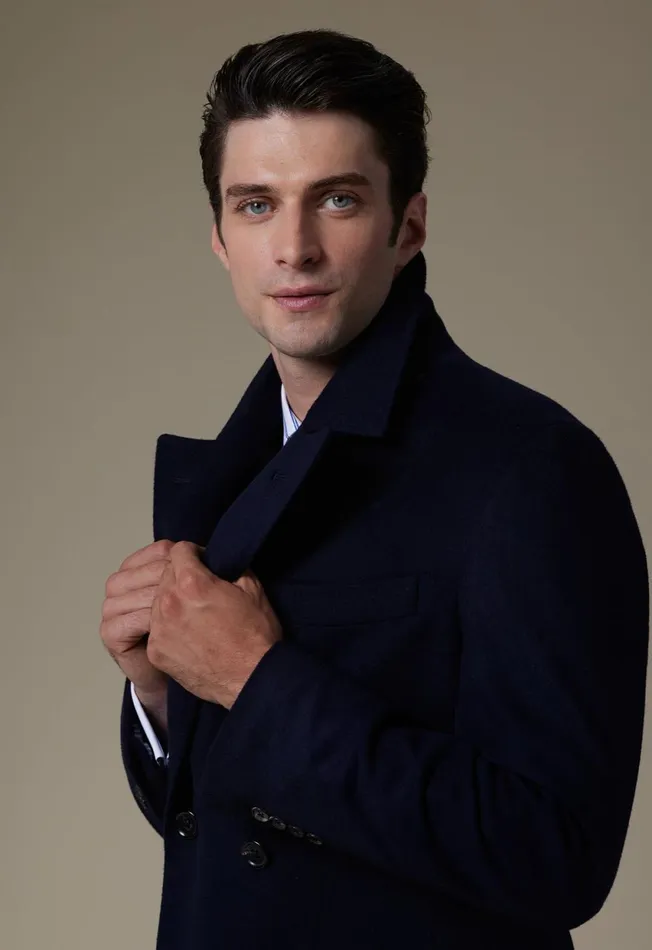 Paul Stuart Outerwear Water Repellent Wool Coat Navy 8211 Men Paul Stuart Outerwear Water Repellent Wool Coat Navy 8211 Men
