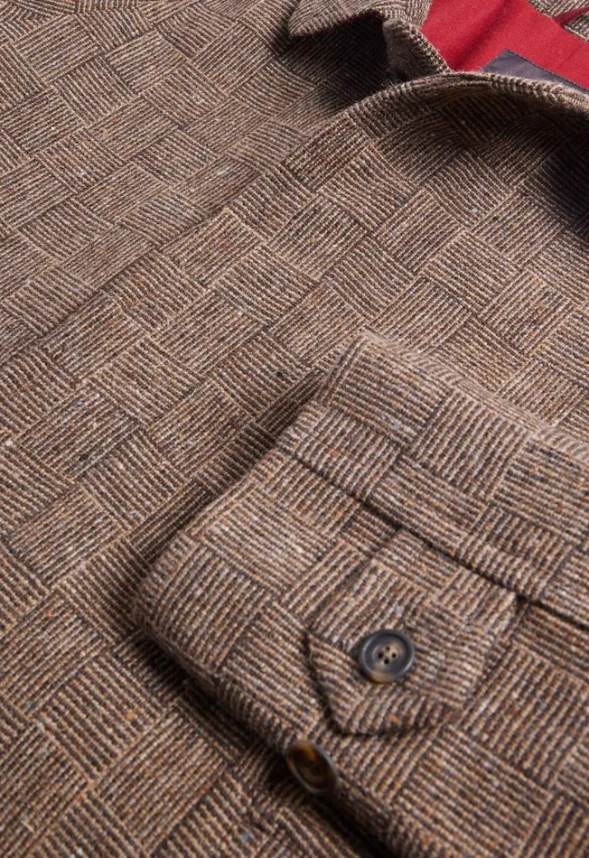 Paul Stuart Outerwear Wool Parquet Kensington Coat Brown 8211 Men Paul Stuart Outerwear Wool Parquet Kensington Coat Brown 8211 Men