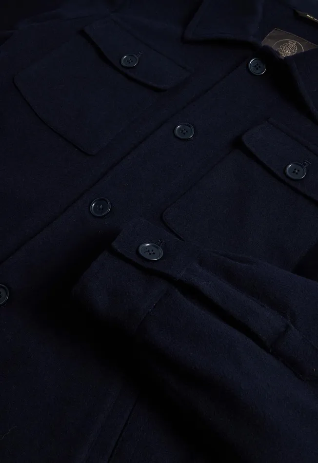 Paul Stuart Outerwear Wool Shirt Jacket Navy 8211 Men Paul Stuart Outerwear Wool Shirt Jacket Navy 8211 Men