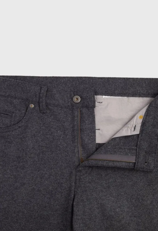 Paul Stuart Pants Five Pocket Carded Jersey Pant Dark Grey 8211 Men Paul Stuart Pants Five Pocket Carded Jersey Pant Dark Grey 8211 Men