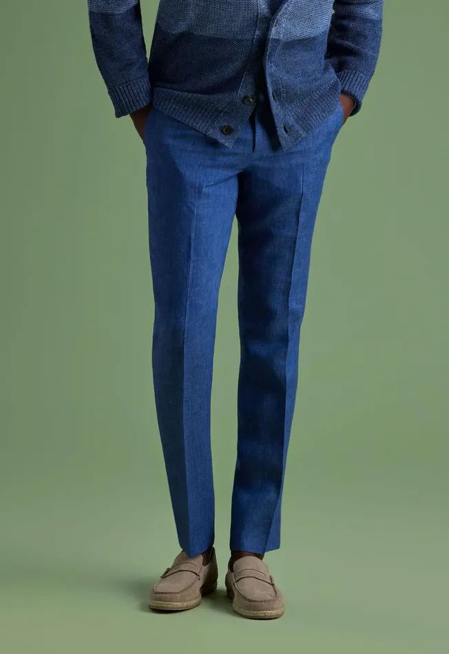 Paul Stuart Pants Linen Chambray Trouser Denim 8211 Men Paul Stuart Pants Linen Chambray Trouser Denim 8211 Men