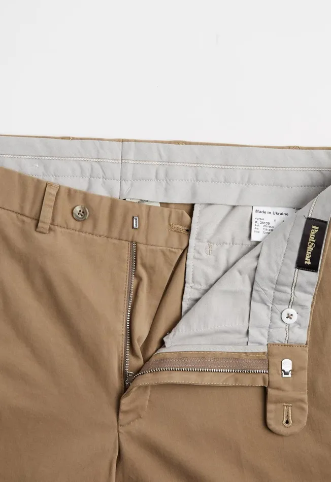 Paul Stuart Pants Solid Khaki Pant Khaki 8211 Men Paul Stuart Pants Solid Khaki Pant Khaki 8211 Men