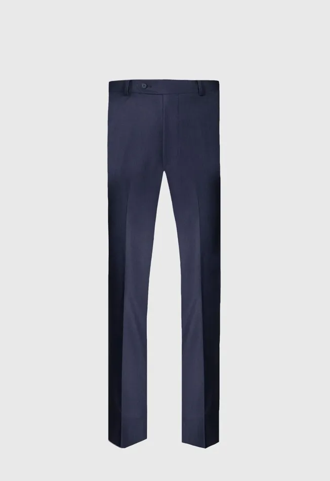 Paul Stuart Pants Super 110s Wool Mid Blue Trouser Mid Blue 8211 Men