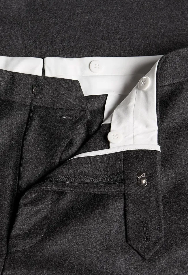 Paul Stuart Pants Wool Flannel Charcoal Trouser Charcoal 8211 Men Paul Stuart Pants Wool Flannel Charcoal Trouser Charcoal 8211 Men