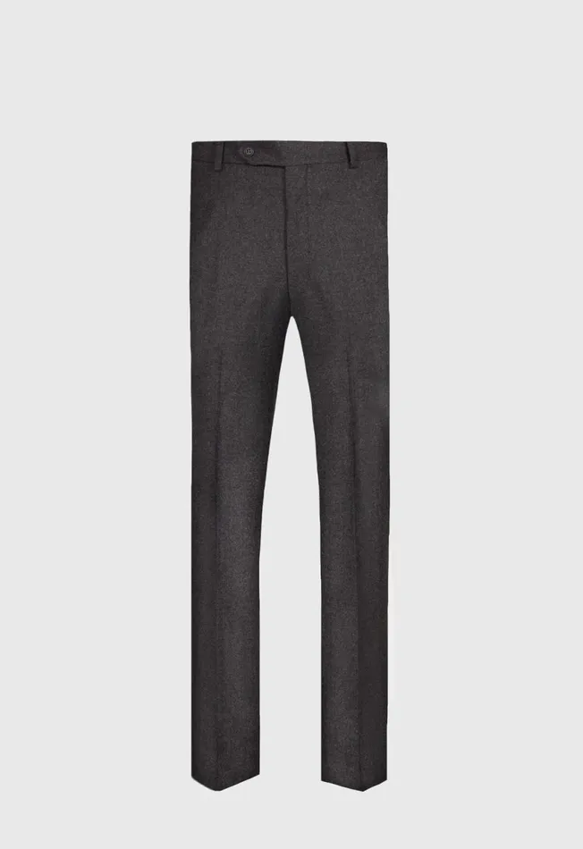 Paul Stuart Pants Wool Flannel Grey Trouser Grey 8211 Men