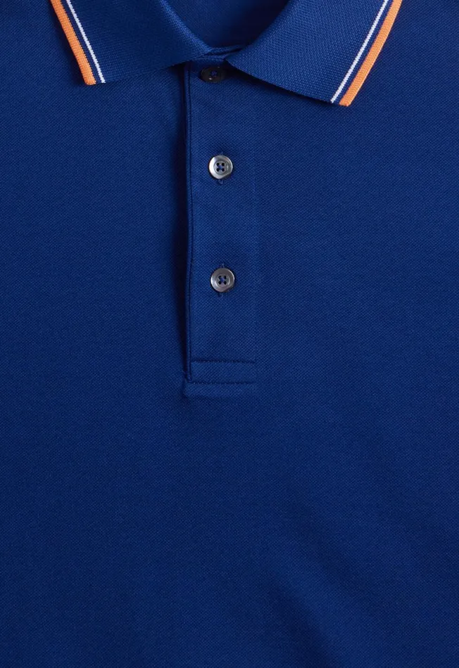 Paul Stuart Polos and TShirts Performance Polo With Contrast Tipping Navy 8211 Men Paul Stuart Polos and TShirts Performance Polo With Contrast Tipping Navy 8211 Men