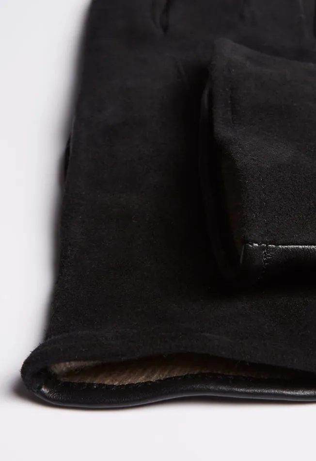 Paul Stuart Scarves Hats Gloves Capeskin And Suede Touch Screen Glove Black 8211 Men Paul Stuart Scarves Hats Gloves Capeskin And Suede Touch Screen Glove Black 8211 Men
