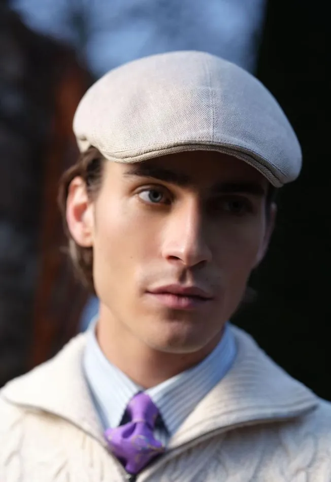 Paul Stuart Scarves Hats Gloves Linen Hopsack Ivy Cap Blue 8211 Men Paul Stuart Scarves Hats Gloves Linen Hopsack Ivy Cap Blue 8211 Men
