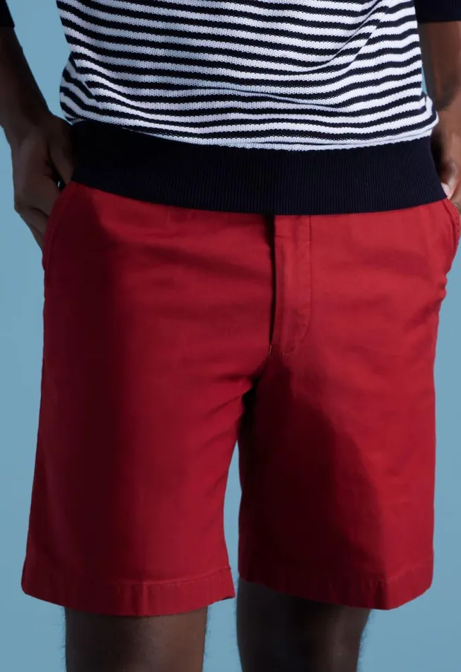 Paul Stuart Shorts and Swim Trunks Cotton Twill Bermuda Short Red 8211 Men Paul Stuart Shorts and Swim Trunks Cotton Twill Bermuda Short Red 8211 Men