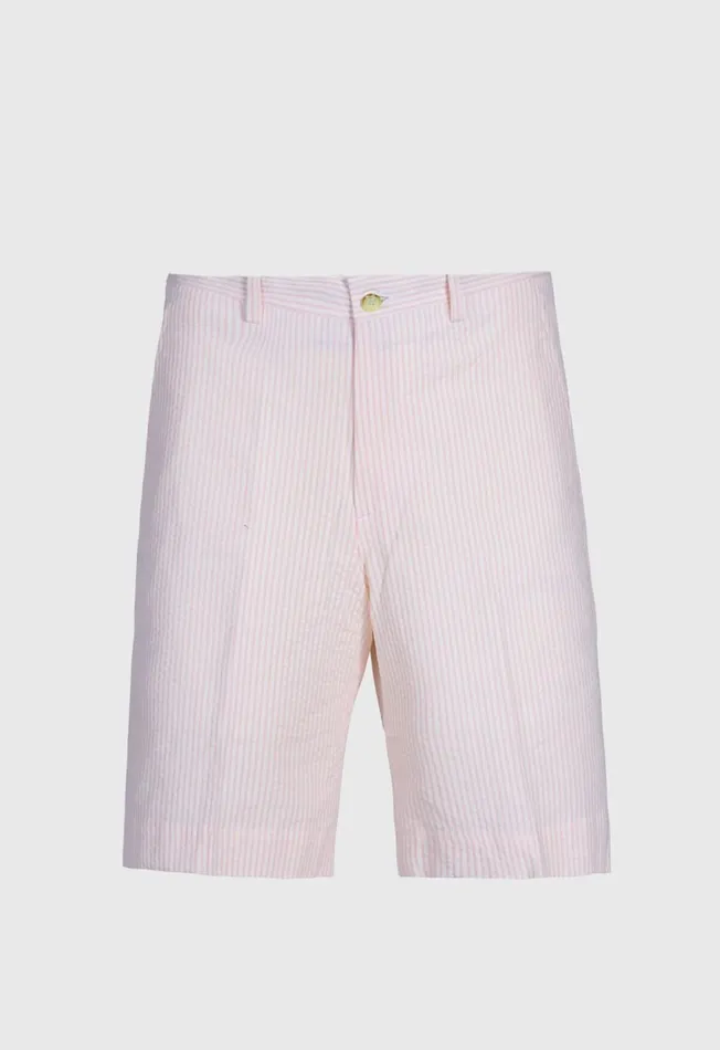 Paul Stuart Shorts and Swim Trunks Seersucker Walk Short Blue 8211 Men