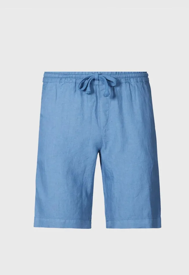 Paul Stuart Shorts and Swim Trunks Washed Linen Bermuda Shorts Slate Blue 8211 Men Paul Stuart Shorts and Swim Trunks Washed Linen Bermuda Shorts Slate Blue 8211 Men