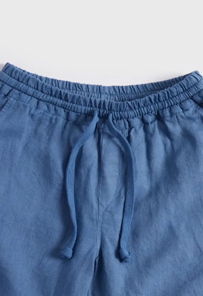 Paul Stuart Shorts and Swim Trunks Washed Linen Bermuda Shorts Slate Blue 8211 Men Paul Stuart Shorts and Swim Trunks Washed Linen Bermuda Shorts Slate Blue 8211 Men