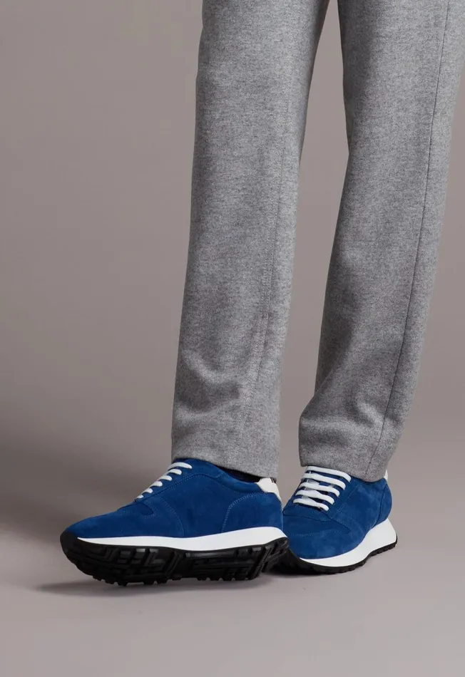 Paul Stuart Sneakers Menx27s Footwear 8211 Blue Sprint I Casual Sneaker 8211 Paul Stuart Blue 8211 Men