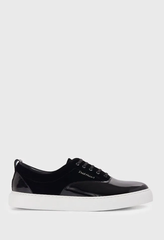 Paul Stuart Sneakers Star Patent Leather And Velvet Sneaker Black 8211 Men