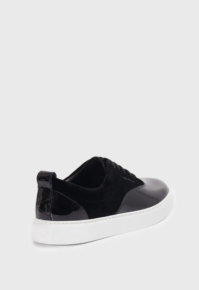 Paul Stuart Sneakers Star Patent Leather And Velvet Sneaker Black 8211 Men Paul Stuart Sneakers Star Patent Leather And Velvet Sneaker Black 8211 Men