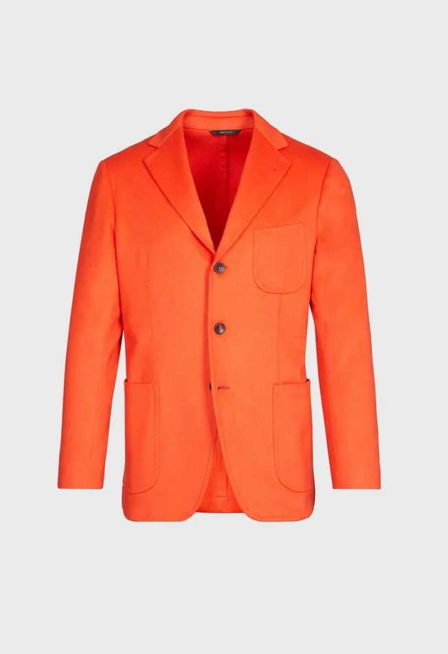 Paul Stuart Sport Jacket and Blazers Cashmere Soft Constructed Jacket Orange 8211 Men Paul Stuart Sport Jacket and Blazers Cashmere Soft Constructed Jacket Orange 8211 Men