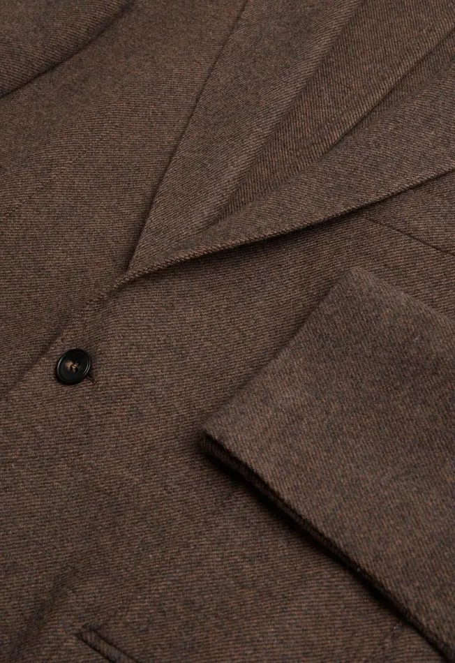 Paul Stuart Sport Jacket and Blazers Solid Wool Soft Constructed Jacket Mink 8211 Men