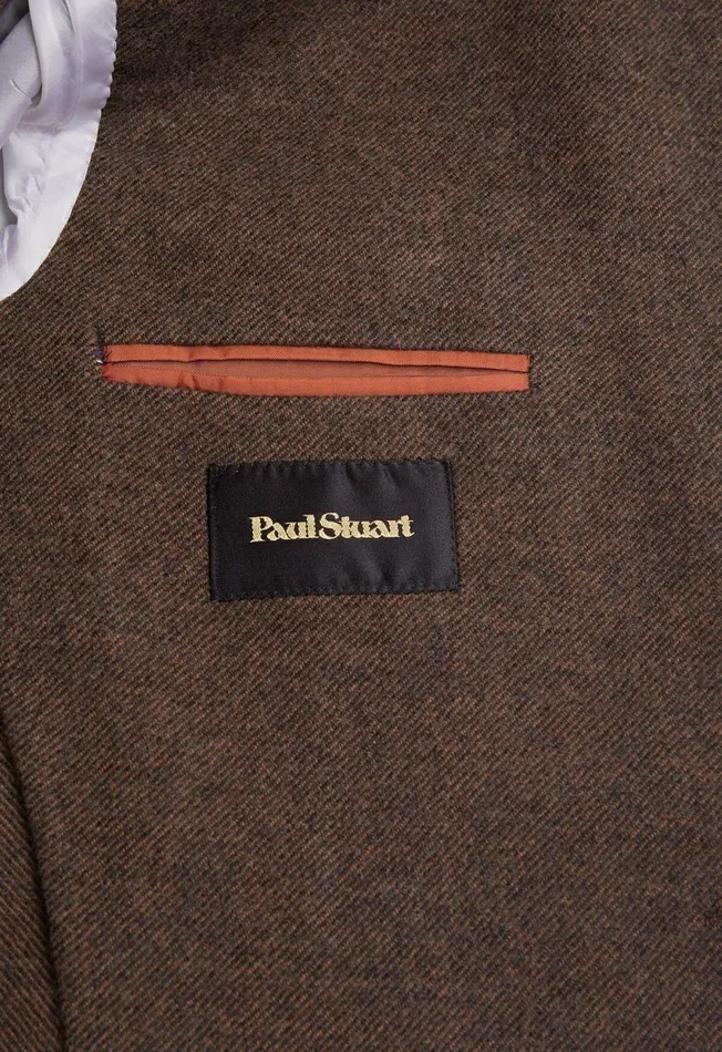 Paul Stuart Sport Jacket and Blazers Solid Wool Soft Constructed Jacket Mink 8211 Men