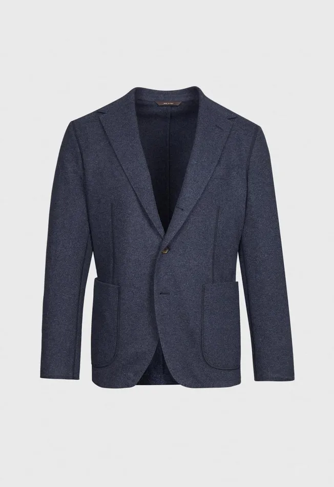 Paul Stuart Sport Jacket and Blazers Wool and Cashmere Jersey Jacket Blue 8211 Men Paul Stuart Sport Jacket and Blazers Wool and Cashmere Jersey Jacket Blue 8211 Men