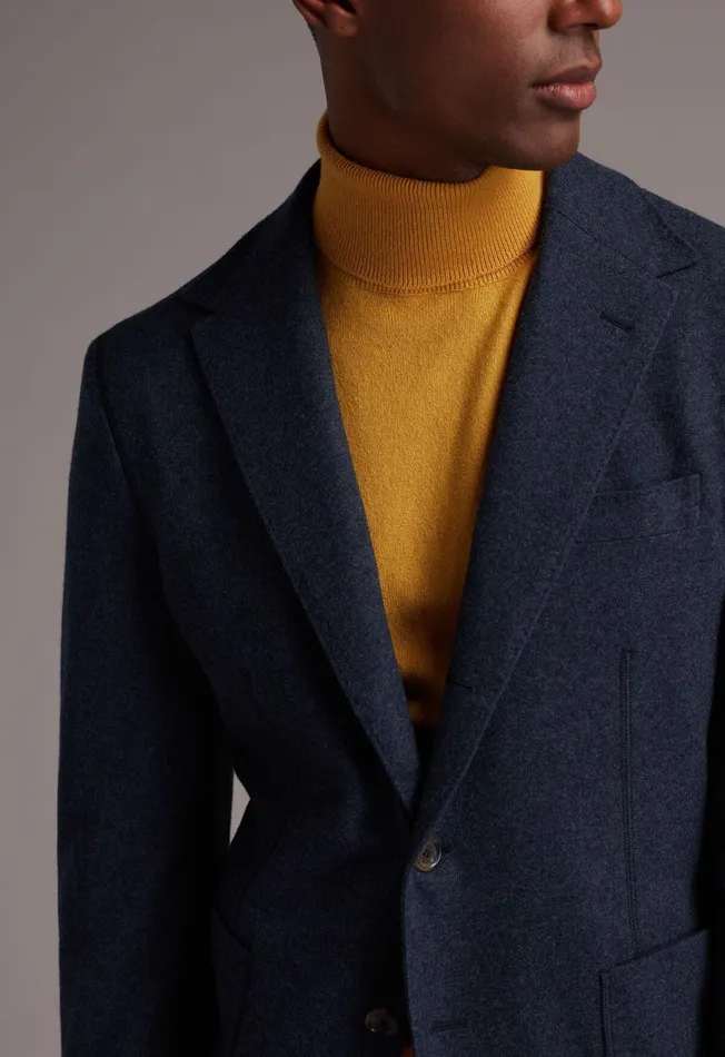 Paul Stuart Sport Jacket and Blazers Wool and Cashmere Jersey Jacket Blue 8211 Men Paul Stuart Sport Jacket and Blazers Wool and Cashmere Jersey Jacket Blue 8211 Men