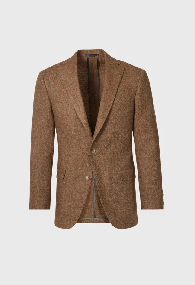 Paul Stuart Sport Jacket and Blazers Wool Mini Parquet Paul Jacket Gold 8211 Men