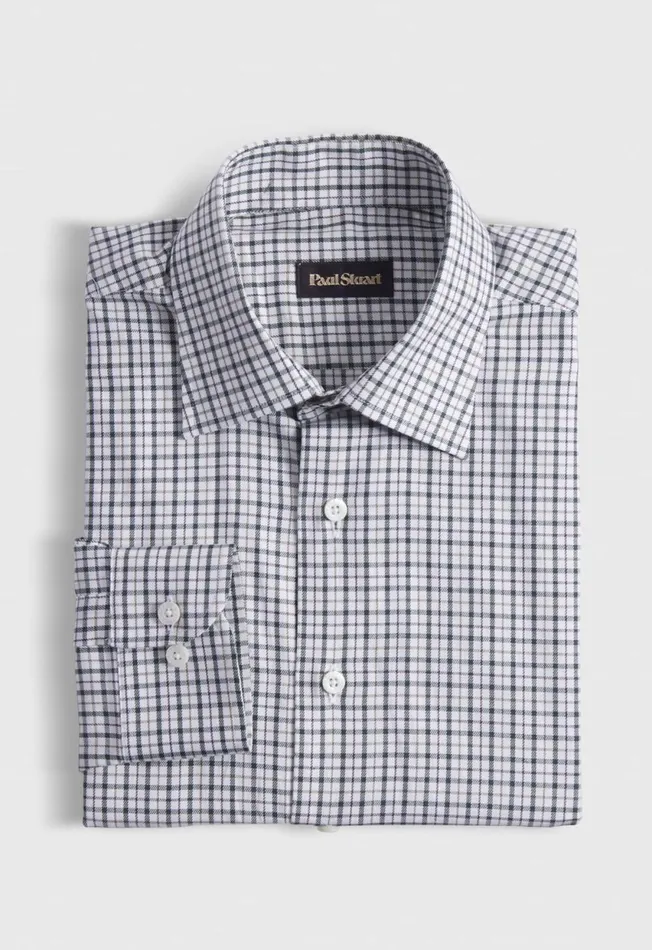 Paul Stuart Sport Shirts Plaid Sport Shirt Dark Green 8211 Men