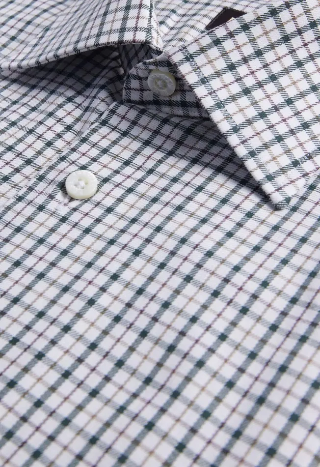 Paul Stuart Sport Shirts Plaid Sport Shirt Dark Green 8211 Men