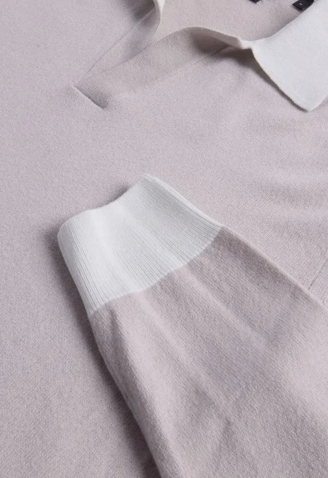 Paul Stuart Sweaters Cashmere Open Collar Polo Light Blue 8211 Men Paul Stuart Sweaters Cashmere Open Collar Polo Light Blue 8211 Men