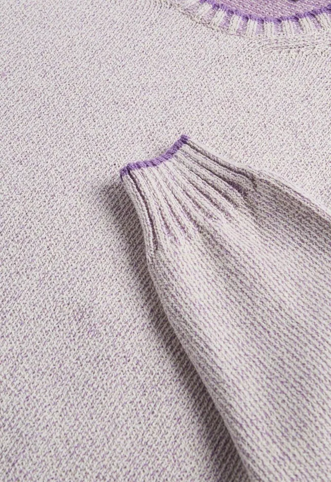 Paul Stuart Sweaters Cotton Moulin Crewneck Sweater Lavender 8211 Men Paul Stuart Sweaters Cotton Moulin Crewneck Sweater Lavender 8211 Men