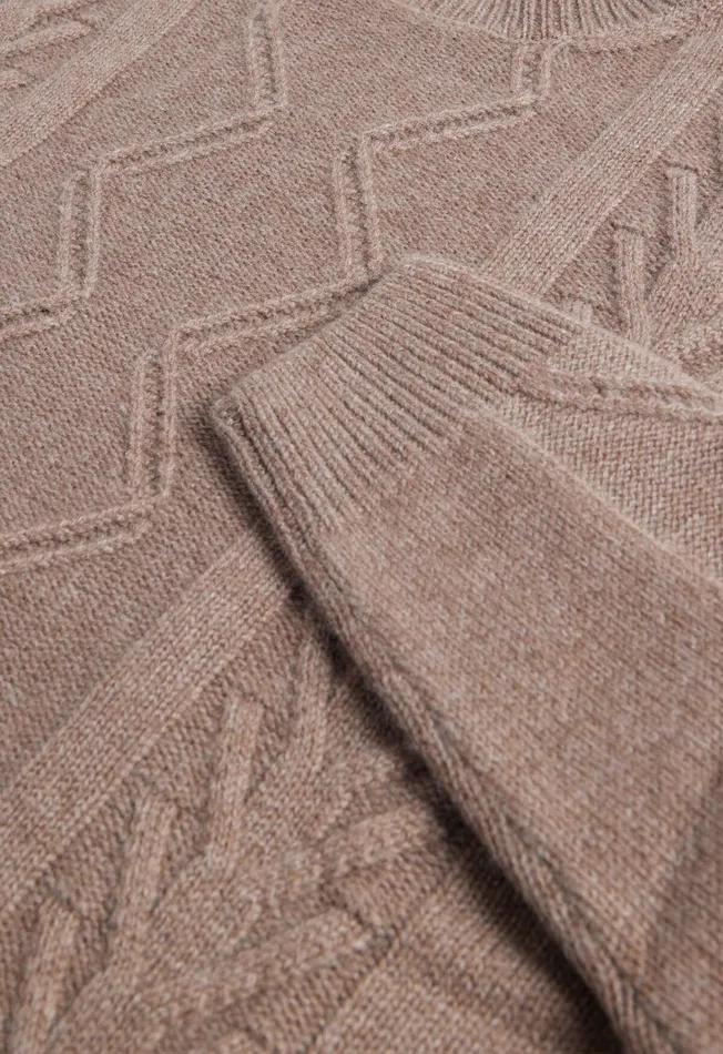 Paul Stuart Sweaters Wool and Cashmere Cable Crewneck Sweater Mid Grey 8211 Men Paul Stuart Sweaters Wool and Cashmere Cable Crewneck Sweater Mid Grey 8211 Men