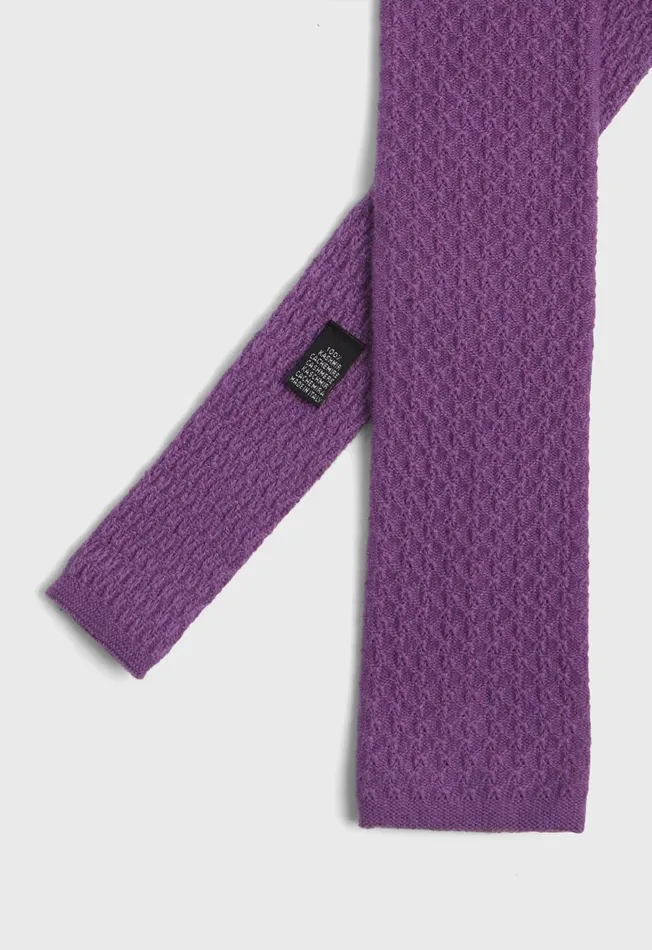 Paul Stuart Ties and Pocket Squares Cashmere Knit Tie Brown 8211 Men