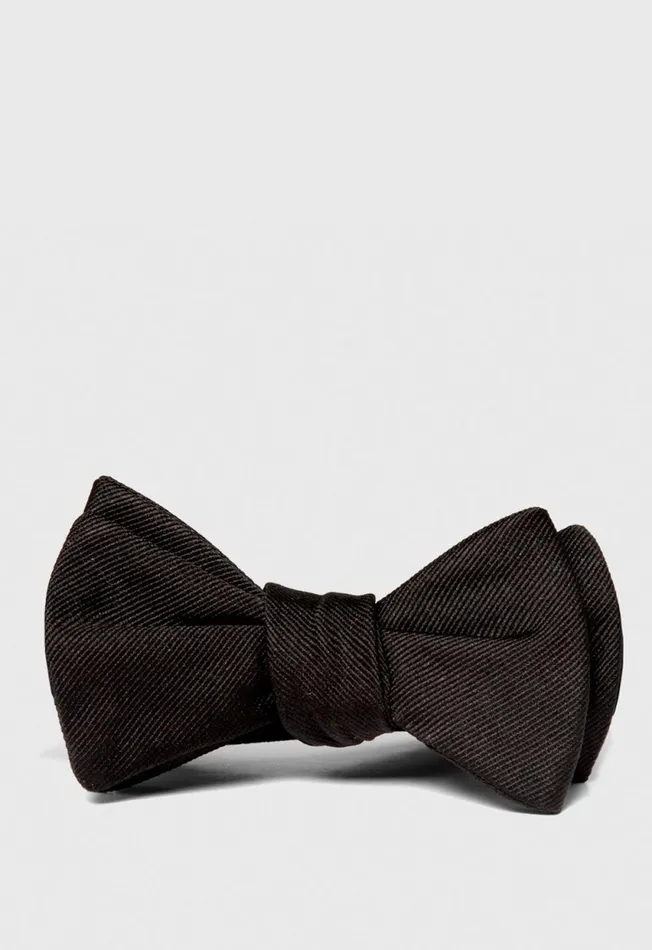 Paul Stuart Ties PreTied Grosgrain Formal Bow Tie Black 8211 Men