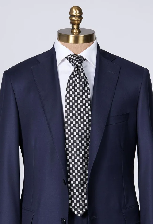 Paul Stuart Ties Silk Jacquard Parquet Tie Charcoal 8211 Men Paul Stuart Ties Silk Jacquard Parquet Tie Charcoal 8211 Men