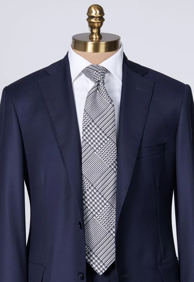 Paul Stuart Ties Silk Jacquard Plaid Tie Blue 8211 Men Paul Stuart Ties Silk Jacquard Plaid Tie Blue 8211 Men