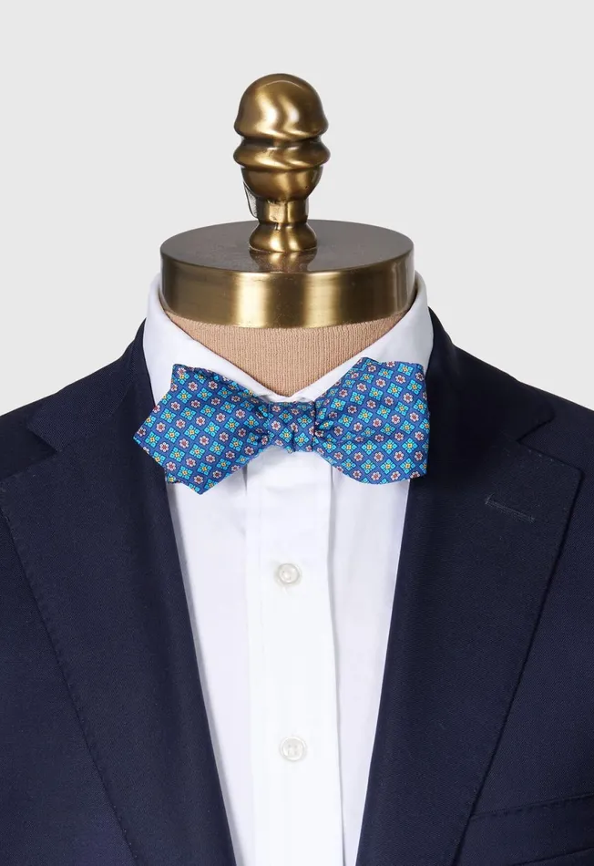 Paul Stuart Ties Silk Twill Micro Floral Bow Tie Blue 8211 Men Paul Stuart Ties Silk Twill Micro Floral Bow Tie Blue 8211 Men