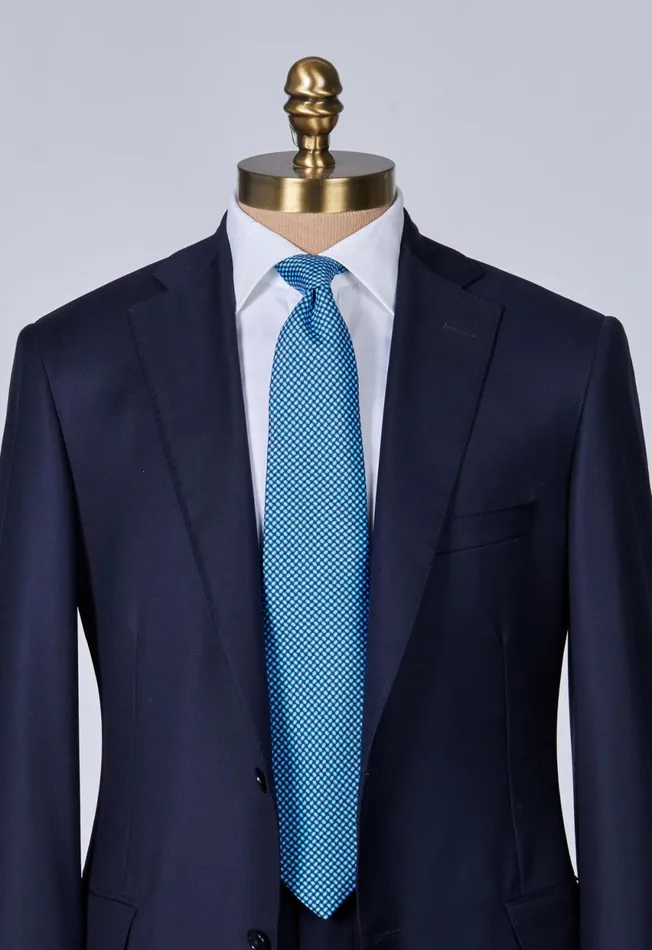 Paul Stuart Ties Silk Twill Micro Medallion Tie Blue 8211 Men Paul Stuart Ties Silk Twill Micro Medallion Tie Blue 8211 Men