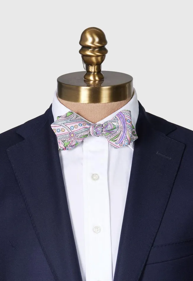 Paul Stuart Ties Silk Twill Paisley Bow Tie Pistachio 8211 Men Paul Stuart Ties Silk Twill Paisley Bow Tie Pistachio 8211 Men
