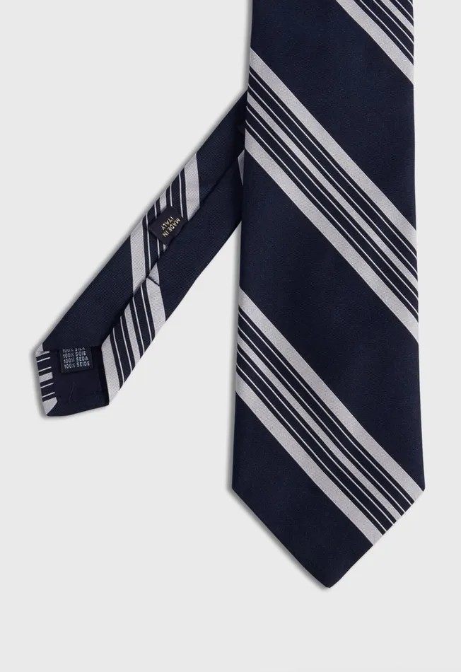 Paul Stuart Ties Woven Silk Stripe Tie Burgundy 8211 Men