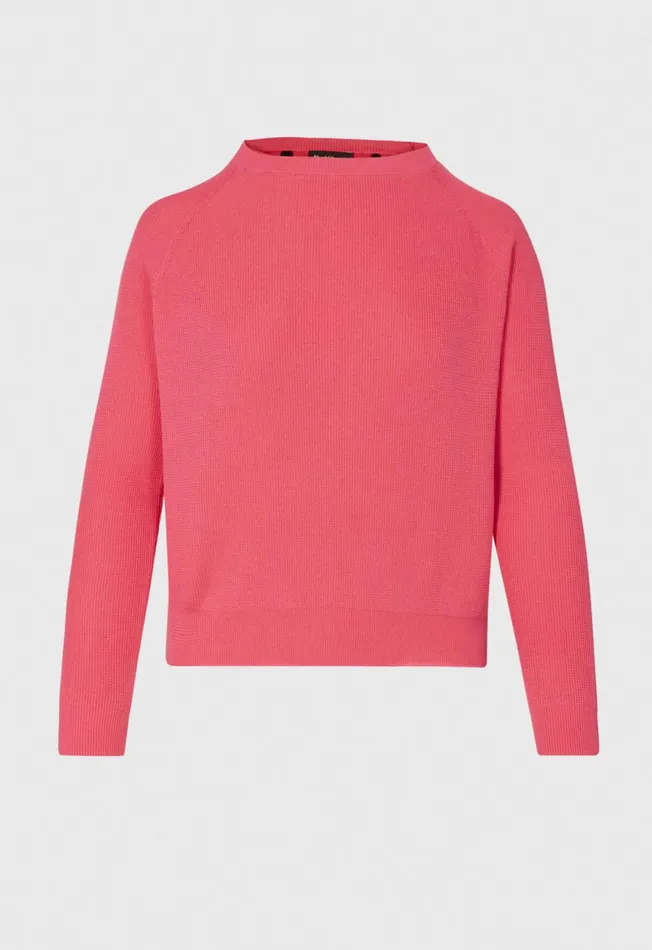 Paul Stuart Tops and Sweaters Cotton Boatneck Sweater Bright Pink 8211 Women