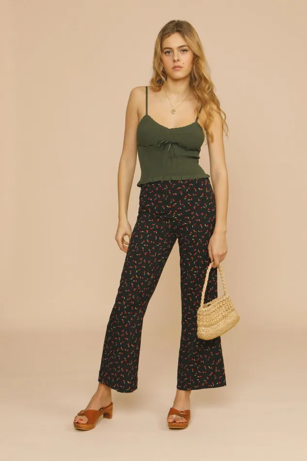 PIO Top Khaki Women Rouje Tshirts and Tank Tops