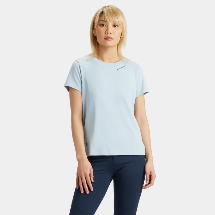 Pray For Birdies Cotton Tee Drizzle Women GFORE Tops