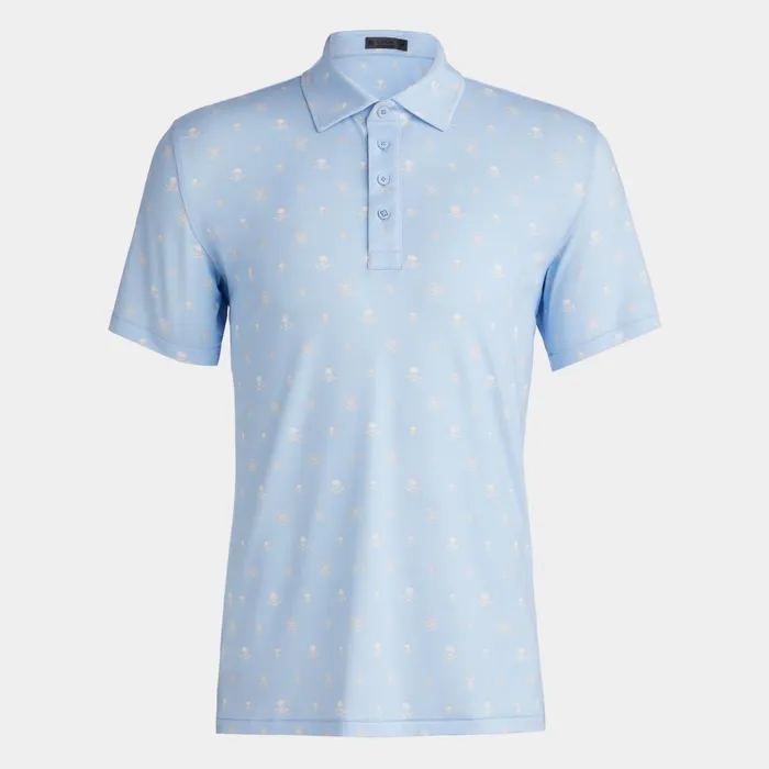 Rgb Tech Jersey Polo Sky Men GFORE Tops