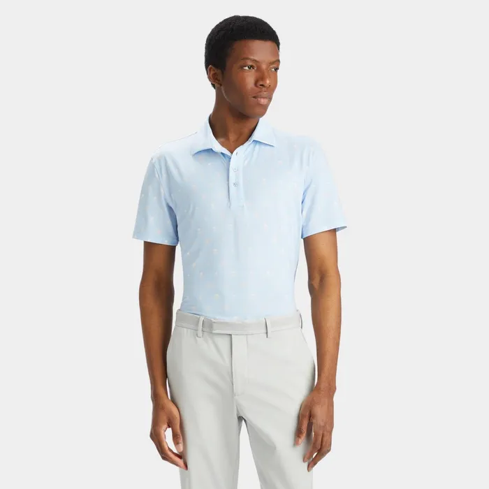 Rgb Tech Jersey Polo Sky Men GFORE Tops