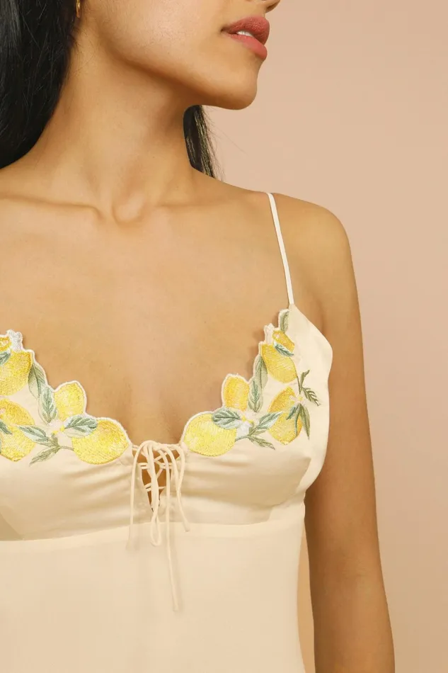 ROSIE Dress Citron Ecru Women Rouje Dresses