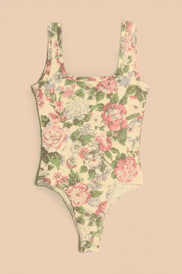 SAHEL Bodysuit La Mamma Ecru Women Rouje Tshirts and Tank Tops